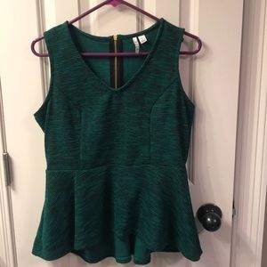 Elle peplum top